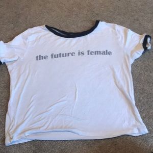 “the future is female” tee